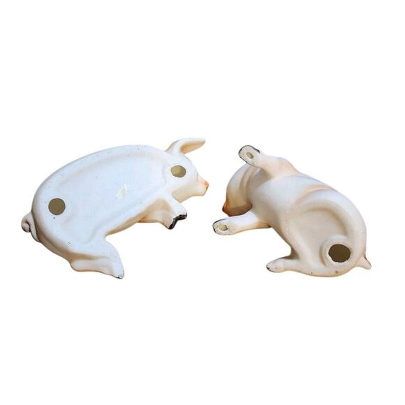 Lot of 2 CUTE Lifelike Pigs Piggies Artmark Ceramic from Taiwan - Picture 3 of 3
